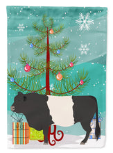 Load image into Gallery viewer, Belted Galloway Cow Christmas Garden Flag - Outdoor Decorative Yard Flag BB9198GF
