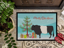Load image into Gallery viewer, Belted Galloway Cow Christmas Doormat - 18x27 Decorative Floor Mat – Indoor/Outdoor Rug with Artistic Flair BB9198MAT