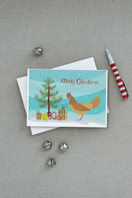 Load image into Gallery viewer, Frisian Friesian Chicken Christmas Greeting Cards -  Blank Note Cards – 8-Pack of Artist-Designed Cards with Envelopes