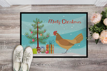 Load image into Gallery viewer, Frisian Friesian Chicken Christmas Doormat - 18x27 Decorative Floor Mat – Indoor/Outdoor Rug with Artistic Flair BB9199MAT