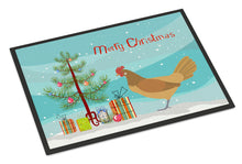Load image into Gallery viewer, Frisian Friesian Chicken Christmas Doormat - 18x27 Decorative Floor Mat – Indoor/Outdoor Rug with Artistic Flair BB9199MAT