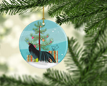 Load image into Gallery viewer, Sumatra Chicken Christmas Ornament - Round Ceramic Ornament – Artist-Designed Keepsake Decoration BB9200CO1