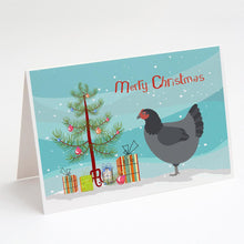 Load image into Gallery viewer, Jersey Giant Chicken Christmas Greeting Cards -  Blank Note Cards – 8-Pack of Artist-Designed Cards with Envelopes
