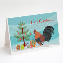 Load image into Gallery viewer, Dutch Bantam Chicken Christmas Greeting Cards -  Blank Note Cards – 8-Pack of Artist-Designed Cards with Envelopes