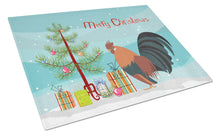 Load image into Gallery viewer, Dutch Bantam Chicken Christmas Glass Cutting Boards – Durable, Decorative Kitchen Art Large BB9203LCB