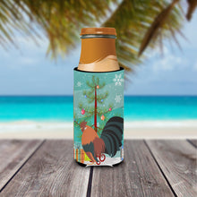 Load image into Gallery viewer, Dutch Bantam Chicken Christmas   Hugger for slim cans BB9203MUK
