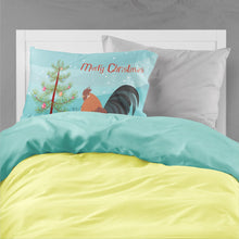 Load image into Gallery viewer, Dutch Bantam Chicken Christmas Fabric Standard Pillowcase – Artistic Decorative Front, White Back BB9203PILLOWCASE
