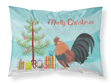 Load image into Gallery viewer, Dutch Bantam Chicken Christmas Fabric Standard Pillowcase – Artistic Decorative Front, White Back BB9203PILLOWCASE