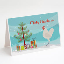 Load image into Gallery viewer, German Langshan Chicken Christmas Greeting Cards -  Blank Note Cards – 8-Pack of Artist-Designed Cards with Envelopes