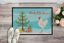 Load image into Gallery viewer, German Langshan Chicken Christmas Doormat - 24x36 Decorative Floor Mat – Indoor/Outdoor Rug with Artistic Flair BB9204JMAT