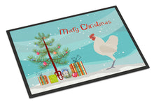 Load image into Gallery viewer, German Langshan Chicken Christmas Doormat - 24x36 Decorative Floor Mat – Indoor/Outdoor Rug with Artistic Flair BB9204JMAT