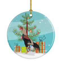 Load image into Gallery viewer, Kulang Chicken Christmas Ornament - Round Ceramic Ornament – Artist-Designed Keepsake Decoration BB9205CO1