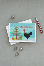 Load image into Gallery viewer, Naked Neck Chicken Christmas Greeting Cards -  Blank Note Cards – 8-Pack of Artist-Designed Cards with Envelopes
