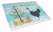 Load image into Gallery viewer, Naked Neck Chicken Christmas Glass Cutting Boards – Durable, Decorative Kitchen Art Large BB9206LCB