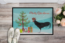 Load image into Gallery viewer, Minorca Ctalalan Chicken Christmas Doormat - 18x27 Decorative Floor Mat – Indoor/Outdoor Rug with Artistic Flair BB9208MAT