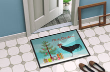 Load image into Gallery viewer, Minorca Ctalalan Chicken Christmas Doormat - 18x27 Decorative Floor Mat – Indoor/Outdoor Rug with Artistic Flair BB9208MAT