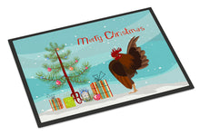 Load image into Gallery viewer, Malaysian Serama Chicken Christmas Doormat - 24x36 Decorative Floor Mat – Indoor/Outdoor Rug with Artistic Flair BB9209JMAT