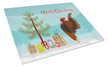 Load image into Gallery viewer, Malaysian Serama Chicken Christmas Glass Cutting Boards – Durable, Decorative Kitchen Art Large BB9209LCB
