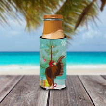 Load image into Gallery viewer, Malaysian Serama Chicken Christmas   Hugger for slim cans BB9209MUK