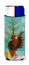 Load image into Gallery viewer, Malaysian Serama Chicken Christmas   Hugger for slim cans BB9209MUK