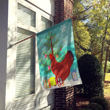 Load image into Gallery viewer, New Hampshire Red Chicken Christmas Flag Canvas House Size BB9210CHF