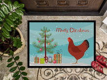 Load image into Gallery viewer, New Hampshire Red Chicken Christmas Doormat - 24x36 Decorative Floor Mat – Indoor/Outdoor Rug with Artistic Flair BB9210JMAT