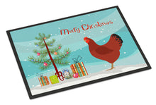 Load image into Gallery viewer, New Hampshire Red Chicken Christmas Doormat - 24x36 Decorative Floor Mat – Indoor/Outdoor Rug with Artistic Flair BB9210JMAT
