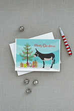Load image into Gallery viewer, American Mammoth Jack Donkey Christmas Greeting Cards -  Blank Note Cards – 8-Pack of Artist-Designed Cards with Envelopes