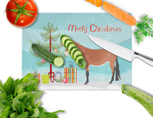 Load image into Gallery viewer, Mule Christmas Glass Cutting Boards – Durable, Decorative Kitchen Art Large BB9212LCB