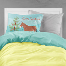 Load image into Gallery viewer, Mule Christmas Fabric Standard Pillowcase – Artistic Decorative Front, White Back BB9212PILLOWCASE