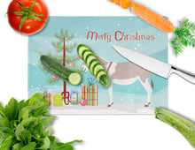 Load image into Gallery viewer, Australian Teamster Donkey Christmas Glass Cutting Boards – Durable, Decorative Kitchen Art Large BB9213LCB