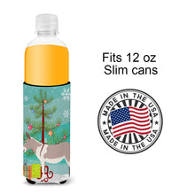 Load image into Gallery viewer, Australian Teamster Donkey Christmas   Hugger for slim cans BB9213MUK