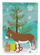 Load image into Gallery viewer, Miniature Mediterranian Donkey Christmas Garden Flag - Outdoor Decorative Yard Flag BB9214GF