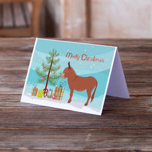 Load image into Gallery viewer, Irish Donkey Christmas Greeting Cards -  Blank Note Cards – 8-Pack of Artist-Designed Cards with Envelopes