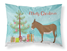 Load image into Gallery viewer, Cotentin Donkey Christmas Fabric Standard Pillowcase – Artistic Decorative Front, White Back BB9216PILLOWCASE