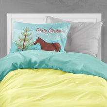 Load image into Gallery viewer, Hinny Horse Donkey Christmas Fabric Standard Pillowcase – Artistic Decorative Front, White Back BB9217PILLOWCASE