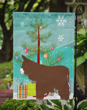 Load image into Gallery viewer, Poitou Poiteuin Donkey Christmas Garden Flag - Outdoor Decorative Yard Flag BB9219GF