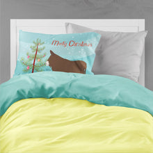 Load image into Gallery viewer, Poitou Poiteuin Donkey Christmas Fabric Standard Pillowcase – Artistic Decorative Front, White Back BB9219PILLOWCASE