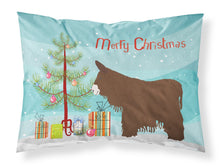 Load image into Gallery viewer, Poitou Poiteuin Donkey Christmas Fabric Standard Pillowcase – Artistic Decorative Front, White Back BB9219PILLOWCASE