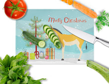 Load image into Gallery viewer, Turkmenian Kulan Donkey Christmas Glass Cutting Boards – Durable, Decorative Kitchen Art Large BB9221LCB
