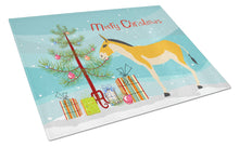 Load image into Gallery viewer, Turkmenian Kulan Donkey Christmas Glass Cutting Boards – Durable, Decorative Kitchen Art Large BB9221LCB