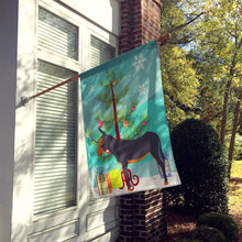 Load image into Gallery viewer, Catalan Donkey Christmas Flag Canvas House Size BB9222CHF