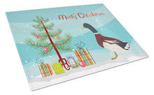 Load image into Gallery viewer, Rouen Duck Christmas Glass Cutting Boards – Durable, Decorative Kitchen Art Large BB9223LCB