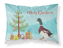 Load image into Gallery viewer, Rouen Duck Christmas Fabric Standard Pillowcase – Artistic Decorative Front, White Back BB9223PILLOWCASE