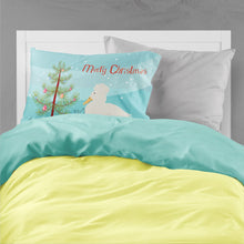 Load image into Gallery viewer, Crested Duck Christmas Fabric Standard Pillowcase – Artistic Decorative Front, White Back BB9224PILLOWCASE