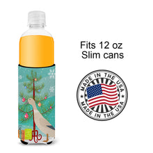 Load image into Gallery viewer, West Harlequin Duck Christmas   Hugger for slim cans BB9225MUK