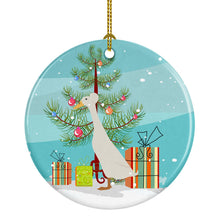 Load image into Gallery viewer, Bali Duck Christmas Ornament - Round Ceramic Ornament – Artist-Designed Keepsake Decoration BB9226CO1