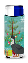 Load image into Gallery viewer, Blue Swedish Duck Christmas   Hugger for slim cans BB9229MUK