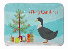 Load image into Gallery viewer, Blue Swedish Duck Christmas Machine Washable Memory Foam Mat BB9229RUG