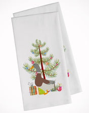Load image into Gallery viewer, Saxony Sachsenente Duck Christmas Kitchen Towels – Set of 2 - Decorative &amp; Absorbent Cotton | BB9230WTKT